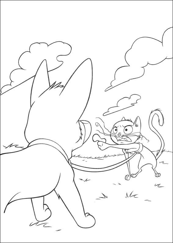 coloriage mitaine se dispute avec volt